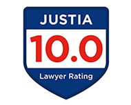 Justia 10.0 Logo For Kazen Family Law & Divorce Lawyers - Austin Divorce & Family Law Office in 609 W 9th St Suite 101, Austin, TX 78701